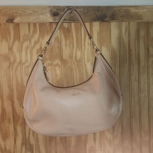 Coach Blush Leather Hobo Bag